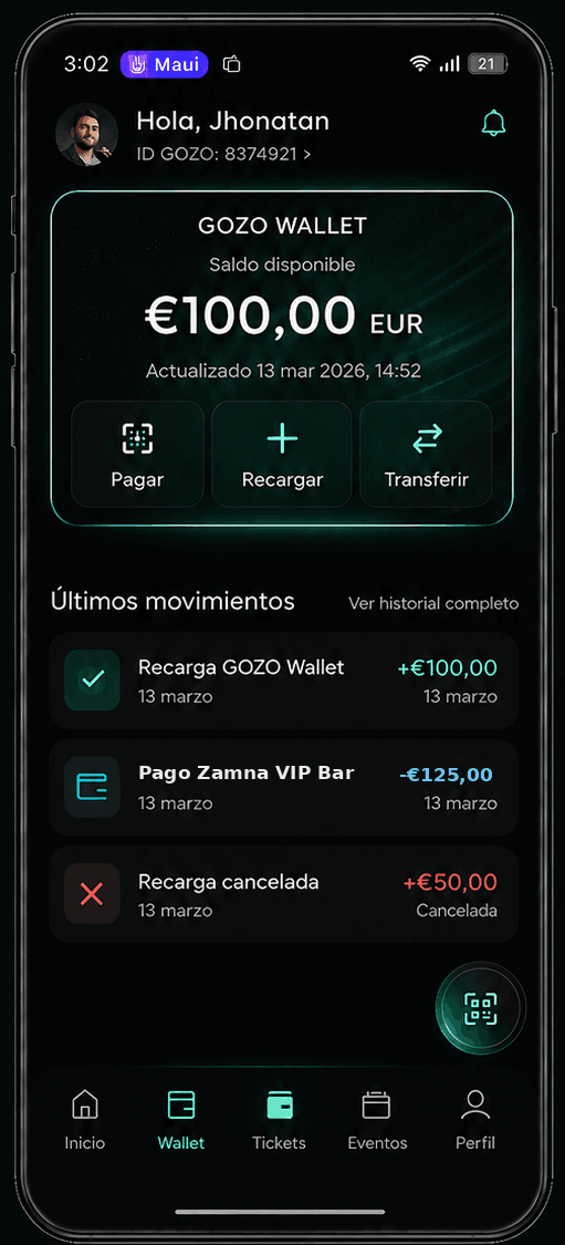 GOZO ID en el teléfono — identidad verificada
